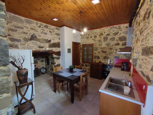 Kitchen, Grandma Agatha & Virginia's stonehouse in Innachori