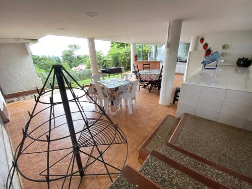 virtuve, Finca Villa Maju K24 Vista naturaleza clima delicioso A 30 min Cali in Dapa