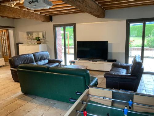 Nouveaute 2026 piscine chauffee - Le gite de SoleilMapou pour 12 personnes en Normandie pres de Feca in Contremoulins