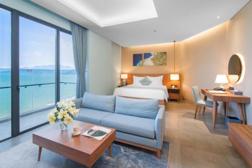 Habitación doble, deluxe, panorama, vistas al océano, vistas panorámicas, balcón