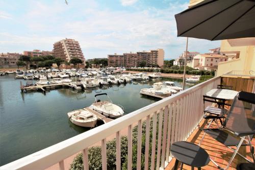 QUAI12- Appartement T2 vue Marina - Location saisonnière - Canet-en-Roussillon