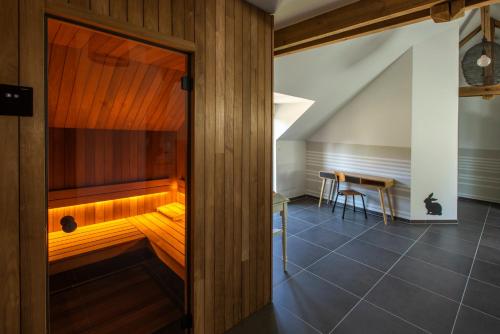 Aux Petits Lapins de Sorval, sauna privé, fitness