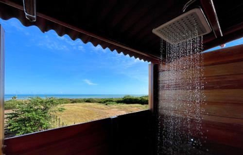Shower, Corazon Guajiro Cabana frente a Playa Solitaria en Dibulla cerca a Palomino - Cabin in front of Soli in Dibulla