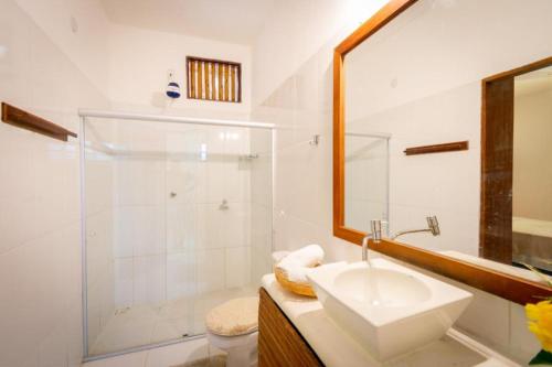 Bathroom, Casas e apartamentos da Ilda in Porto Seguro
