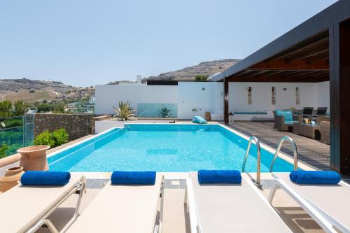 Villa Milena with private pool, Vlicha beach Lindos