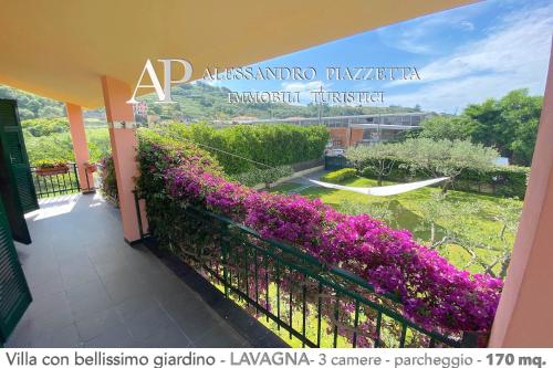 Udsigt, Villa Marinin - con splendido giardino e vicino ad oasi naturalistica in Lavagna