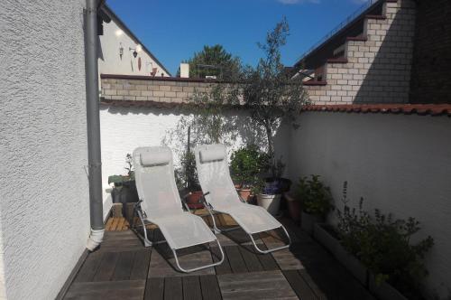 Erkély/terasz, Ferienwohnung Nägler (Ferienwohnung Nagler) in Eltville am Rhein