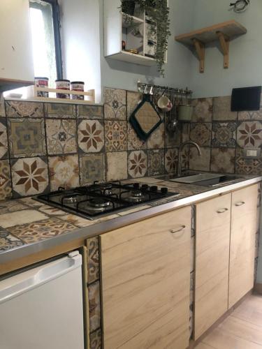 кухня, Casa Vacanze Il Vicolo - Oliveto Citra in Олівето Сітра