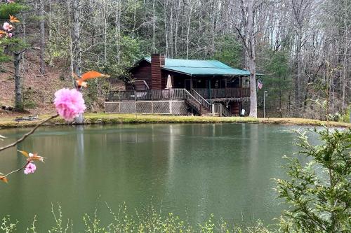 Mountain Getaway with Pond, Grill, and 2 Fire Pits! in Andrews, USA