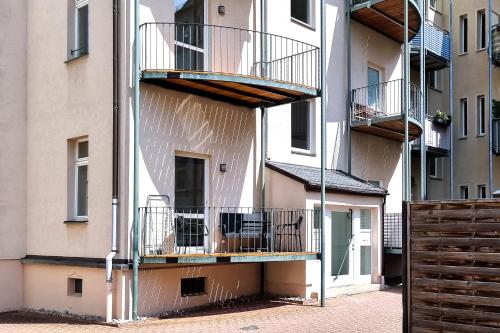 malerische Maisonettewohnung mit zwei Balkonen