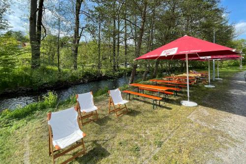 Landhotel Der Distelhof mit Scheunencafé