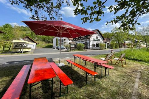 Iekārtas, Hotel Der Distelhof - ihr Land- und Tagungshotel zwischen Rennsteig, Rhön & Werratal (Hotel Der Distelhof - ihr Land- und Tagungshotel zwischen Rennsteig, Rhon & Werratal) in Rohr (Thuringia)