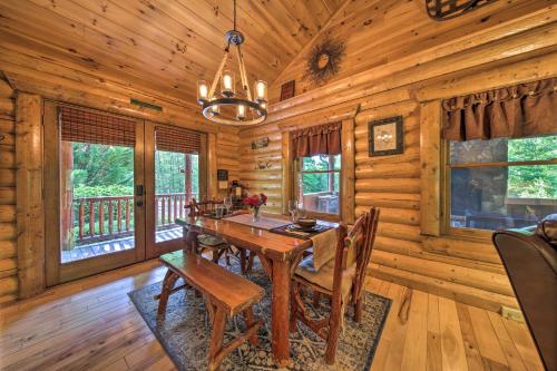 Peaceful Forest Escape with Game Room and Hot Tub in Blue Ridge, USA