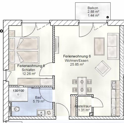 Sporthotel Neuruppin - Apartmenthaus mit Ferienwohnungen