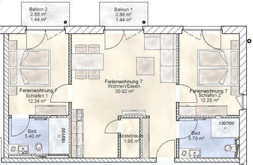 Sporthotel Neuruppin - Apartmenthaus mit Ferienwohnungen