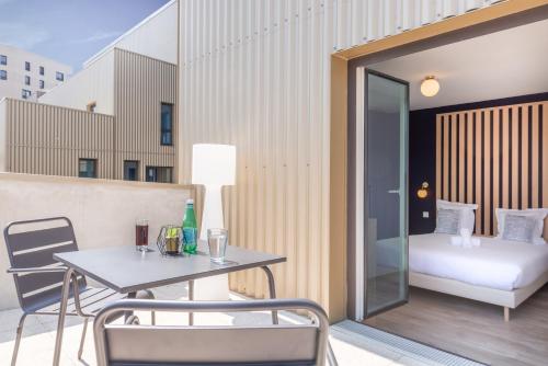 Balcony/terrace, Aparthotel Adagio Access Paris Ivry Confluence in Ivry-sur-Seine