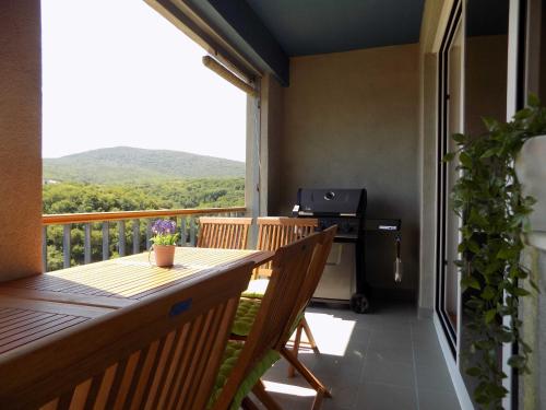 Balkons/terase, Apartman Borna in Vrbnik
