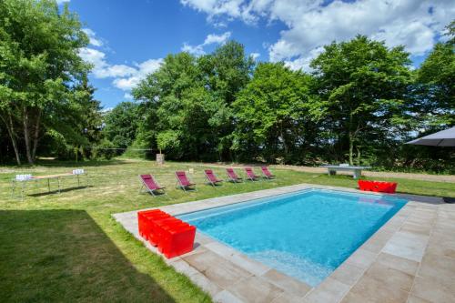 Crazy Villa Margotterie 58 - Heated pool - 2h from Paris - 30p