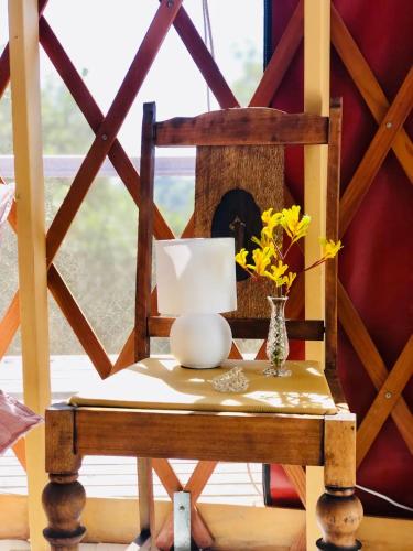 Byron Bay Hinterland Eco-Retreat Terracota Yurt