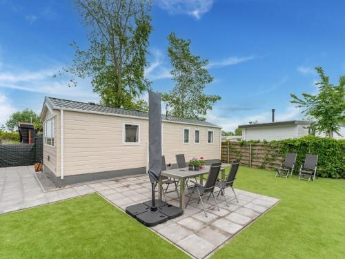  Relaxing holiday chalet by the water in Grou in Grou