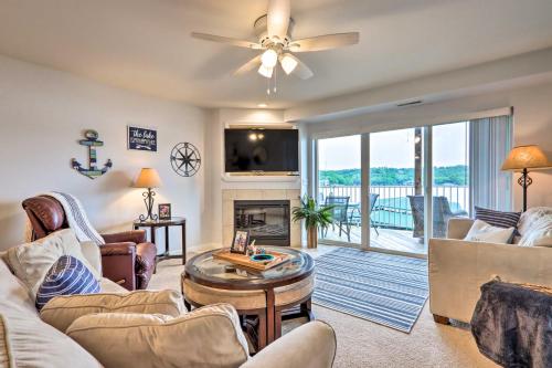 Breezy Lakefront Condo with Balcony and Lake View!