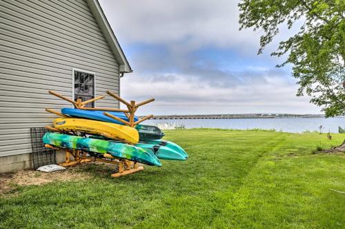 Cambridge Beach Home on Choptank River with Pier!