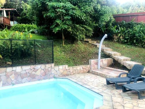 Studio cosy avec piscine in Saint-Joseph