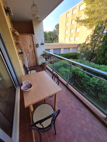 Balcony/terrace, Belle chambre dans appartement en colocation proche centre-ville de Montpellier in Celleneuve