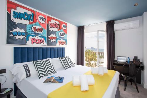 1 double bed