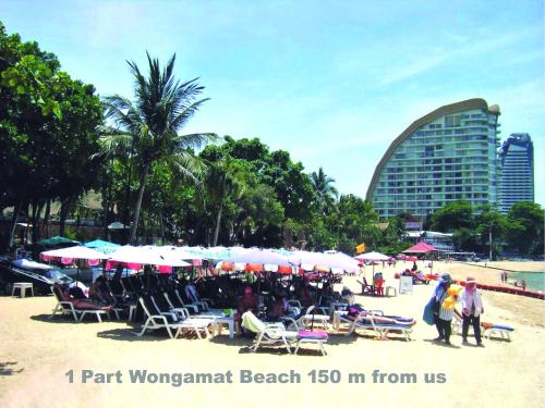 Beach, View Talay Residence 6 Wongamat Sand Beach in Wongamat Beach