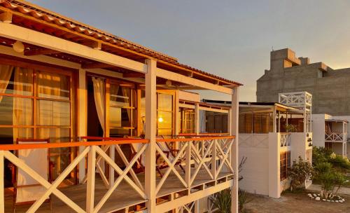Балкон, Hotel los Delfines de Chicama in Пуерто Чікама