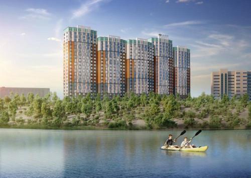 Прекрасная квартира на берегу озера в ЖК LakeTown - Apartment - Almaty