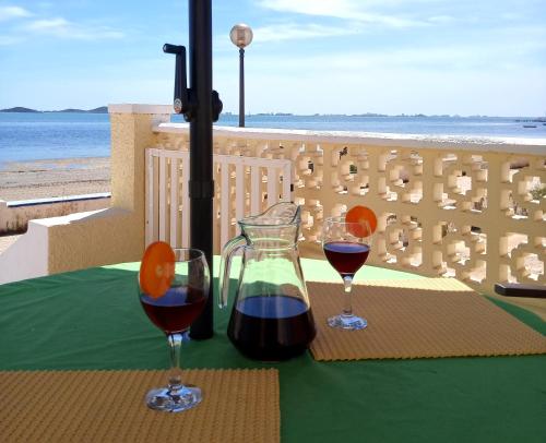 Balkons/terase, Beachfront House sea views near historic Cartagena in Los Urrutias
