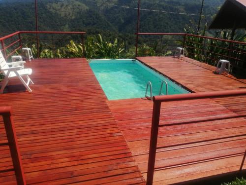 Swimming pool, Pacuare Mountain Lodge in Near Center