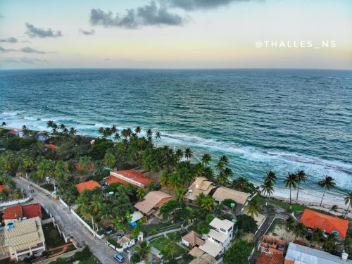 코루리페 Pontal dos Sonhos- Chalés Praia do Farol (Pontal dos Sonhos- Chales Praia do Farol) 3성급 호텔 레스토랑