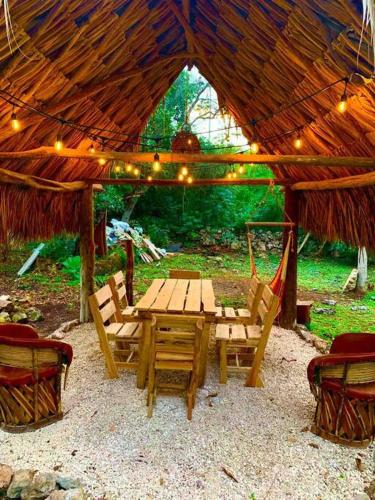 Encantadora Villa Maya tradicional en Rancho Agroecologico in Xoy