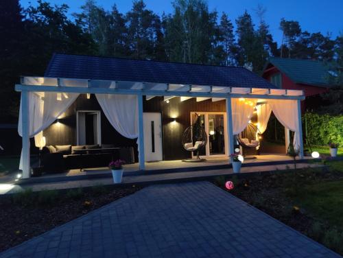 A szálláshely kívülről, Perle (Ferienhaus) an der polnischen Ostsee in Bychowo