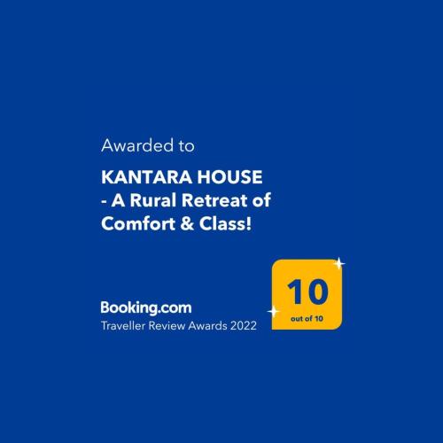 KANTARA HOUSE - A Rural Retreat of Comfort & Class!