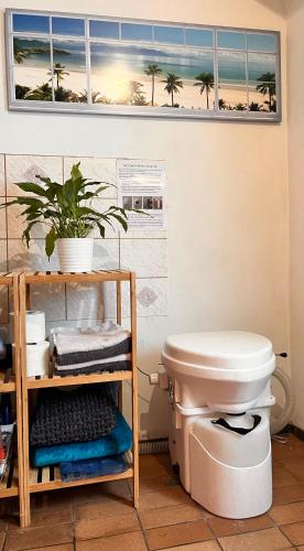 Bathroom, Fichtel-Bubble HotTub optional zubuchbar in Hohenberg an der Eger