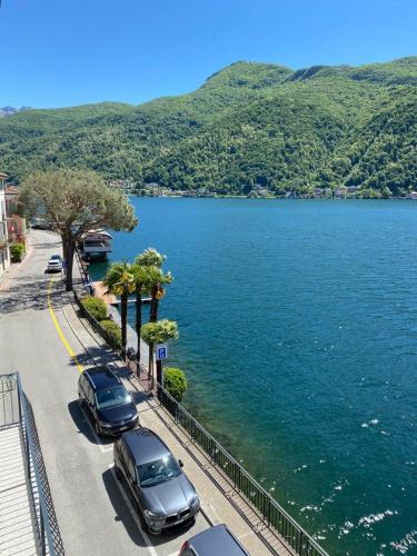  Apartment in erster Seelinie in Morcote in Morcote