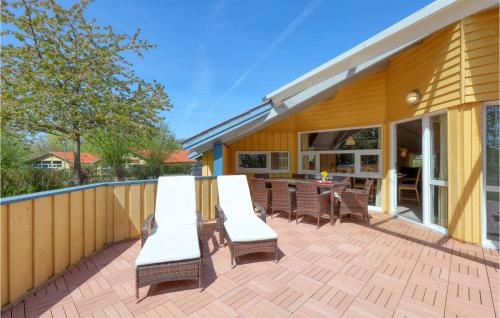Balkons/terase, Poolhaus 2 In Hohendorf in Gross Mohrdorf