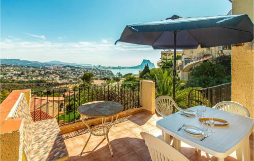 Stunning home in Calpe with 4 Bedrooms, WiFi and Outdoor swimming pool