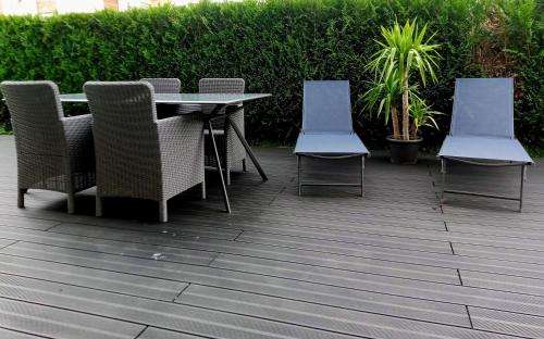 Appartement au RDC avec une terrasse