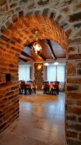 Ресторан, Pietra del Colle Agriturismo in Альтавіла Сілєнтіна