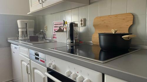 köök, Ferienwohnung Weitsicht in Blankenburg (Harz)