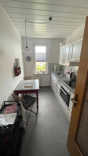 köök, Ferienwohnung Weitsicht in Blankenburg (Harz)