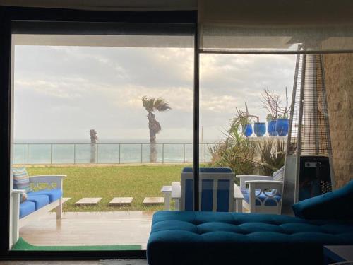 Luxery stay with seaview, pool, green space & Sunset orientation near Rabat in 시디 부크나델