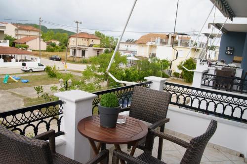 Balcony/terrace, Mak Luxury Rooms in Ammoudia