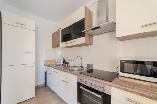 virtuve, Bazaltorgona Apartman in Gyulakeszi