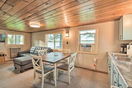 Cozy Cabin with Deck and Private Dock on Nelson Lake! in Hayward, USA